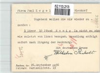 WK II Sonderstempel WK II