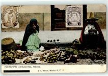 Mexiko City 1920 - Marktszene Tracht
