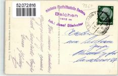 79677 W7869 Belchen im Schwarzwald - Hotel Belchen Inhaber Josef Stiefvater