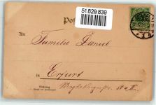 99510 O5321 Wartburg 1899 Lithographie Burghof