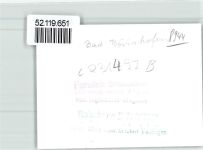 86825 W8939 Bad Wörishofen FOTO KEINE AK Ort handschriftlich Innenansicht