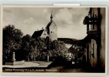 88631 W7792 Langenbrunn - Donautal Schloss Werenwag Gartenpartie