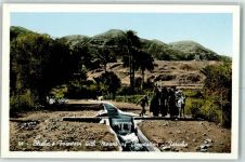 Jericho - Elisha's Fountain with Mount of Lemptation