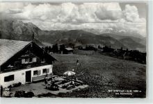 5505 Mühlbach am Hochkönig Foto AK Gasthaus Mittenfeld am Hochkönig