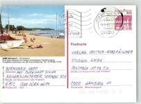 23730 W2430 Sierksdorf Ganzsache Strand