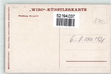 97070 W8700 Würzburg Künstlerkarte Mainpartie