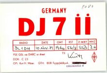 82256 W8080 Fürstenfeldbruck 1971 KEINE AK DJ7II Kurt H.Moser Heideweg 8