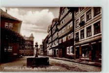 37213 W3430 Witzenhausen - Marktplatz mit Brunnen