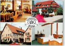 89191 W7901 Nellingen , Alb - Gasthaus Krone Besitzer Familie Stricker
