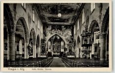 88239 W7988 Wangen im Allgäu - Kath. Kirche innen