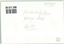 38889 O3720 Blankenburg Harz FOTO KEINE AK Gebirgs- Hotel Ort handschriftlich Foto Original aus Archiv eines Ansichtskartenverlages