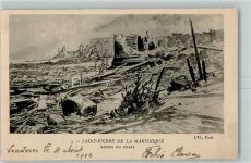 Saint-Pierre 1902 - Restes du Phare