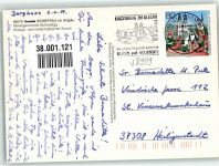 88175 W8999 Scheffau , Allgäu Foto AK Feriengrüße Kirche Kneipp Wssertreten Terrasse Wasserfall Pferdewagen Alpen