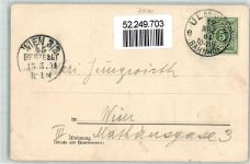 89073 W7900 Ulm , Donau 1901 - Blick von der Eisenbahnbrücke Münster
