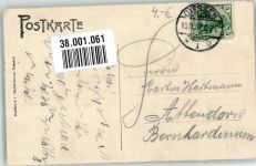 35390 W6300 Gießen , Lahn 1907 Lithographie Johanneskirche