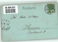 67547 W6520 Worms 1900 Mondschein Lutherdenkmal
