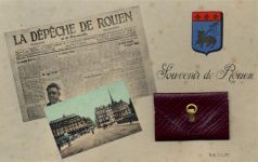 76000 Rouen - Rouen (Frankreich) Leporello I-II