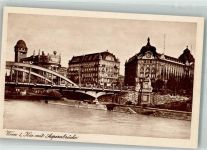 1010 Wien 1. Bezirk, Innere Stadt Foto AK Aspernbrücke