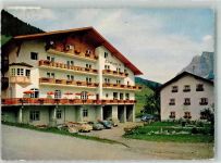 6631 Lermoos 1961 Foto AK Hotel Edelweiß Auto VW Käfer