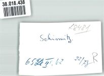 92718 W8481 Schirmitz - Ort handschriftlich Foto Original aus Archiv eines Ansichtskartenverlages
