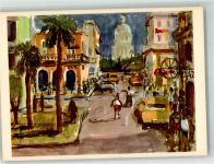 Havanna La Habana Foto AK sign. Stengel, G. Straße