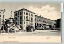 Split Spalato Foto AK Rathaus