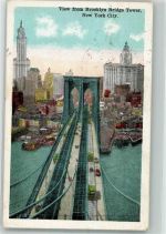New York City Foto AK Brooklyn Bridge