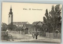 1110 Wien 11. Bezirk, Simmering Foto AK Kirche Kaiser-Eberdorf
