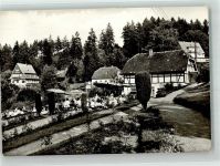 38889 O3721 Altenbrak Foto AK Cafegarten am Haus des Handwerks Fotograf Zabel Planet-Verlag