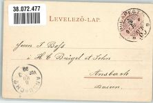Budapest 1899 Foto AK Denkmal Arany