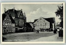 01829 O8306 Wehlen Stadt Foto AK Marktplatz Hotel Sächsische Schweiz