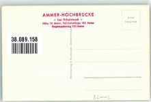 82435 W8117 Echelsbach Foto AK Denkmal Echelsbacher Brücke