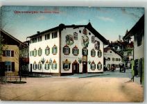 82487 W8103 Oberammergau - Dorfplatz
