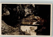 6460 Imst 1930 Foto AK Rosengartelschlucht