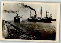 Suez Foto AK Suez Kanal Dampfschiff