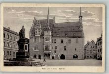 07806 O6710 Neustadt an der Orla Foto AK Rathaus Denkmal