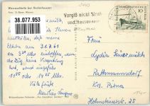 37293 W3443 Herleshausen Foto AK Foto G. Beyer Werraschleife