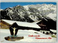 6105 Leutasch 1989 Winter Gasthaus Hämmermoos Alm