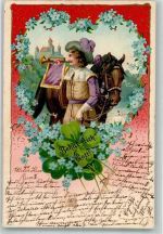 Behüt dich Gott Trompeter v. Säckingen 1905 Prägedruck