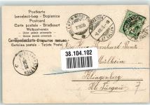 Behüt dich Gott Trompeter v. Säckingen 1905 Prägedruck