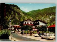 83242 W8216 Reit im Winkl Foto AK Hotel Almrausch Auto Kirche