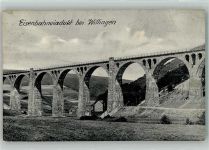 34508 W3542 Willingen (Upland) , Waldeck 1925 - Eisenbahnviadukt Itterbrücke