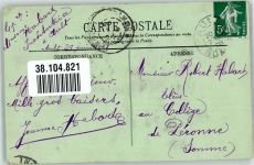 Junge Fischersfrau von der Küste Trachten Frankreich 1908