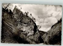 79777 W7899 Ühlingen Foto AK Das Schlüchttal mit Schwedenfelsen