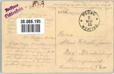 72805 W7414 Honau , Württ 1915 Foto AK Schloss Lichtenstein Kirche Feldpost WK I