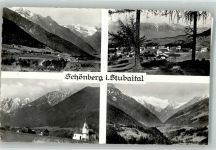 6020 Schönberg im Stubaital Foto AK Kirche