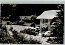 34508 W3542 Willingen (Upland) , Waldeck Foto AK Cafe zum Paradies Auto