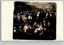72805 W7414 Lichtenstein , Württ 1921 Foto AK Gruppenbild Ort handschriftlich Burg