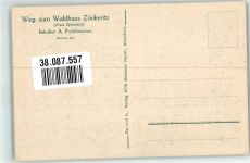 06749 O4440 Wolfen , Anh - Weg zum Waldhaus Zöckeritz Kreis Bitterfeld