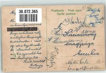 Budapest Foto AK Klotild-Palais Denkmal